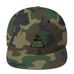 Camo Snapback Cascade Snow Bike Hat