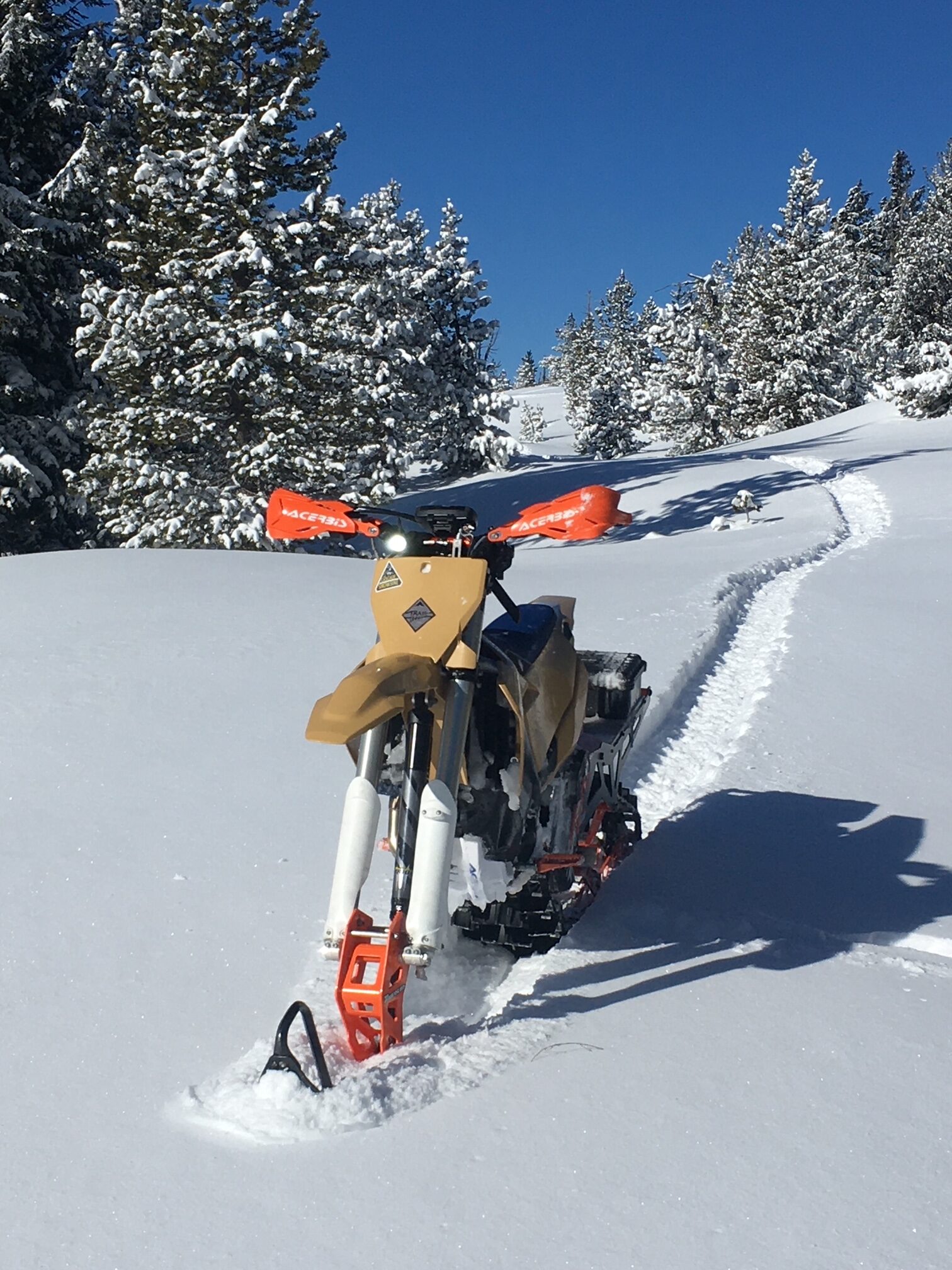 Best Snow Bike riding in oregon