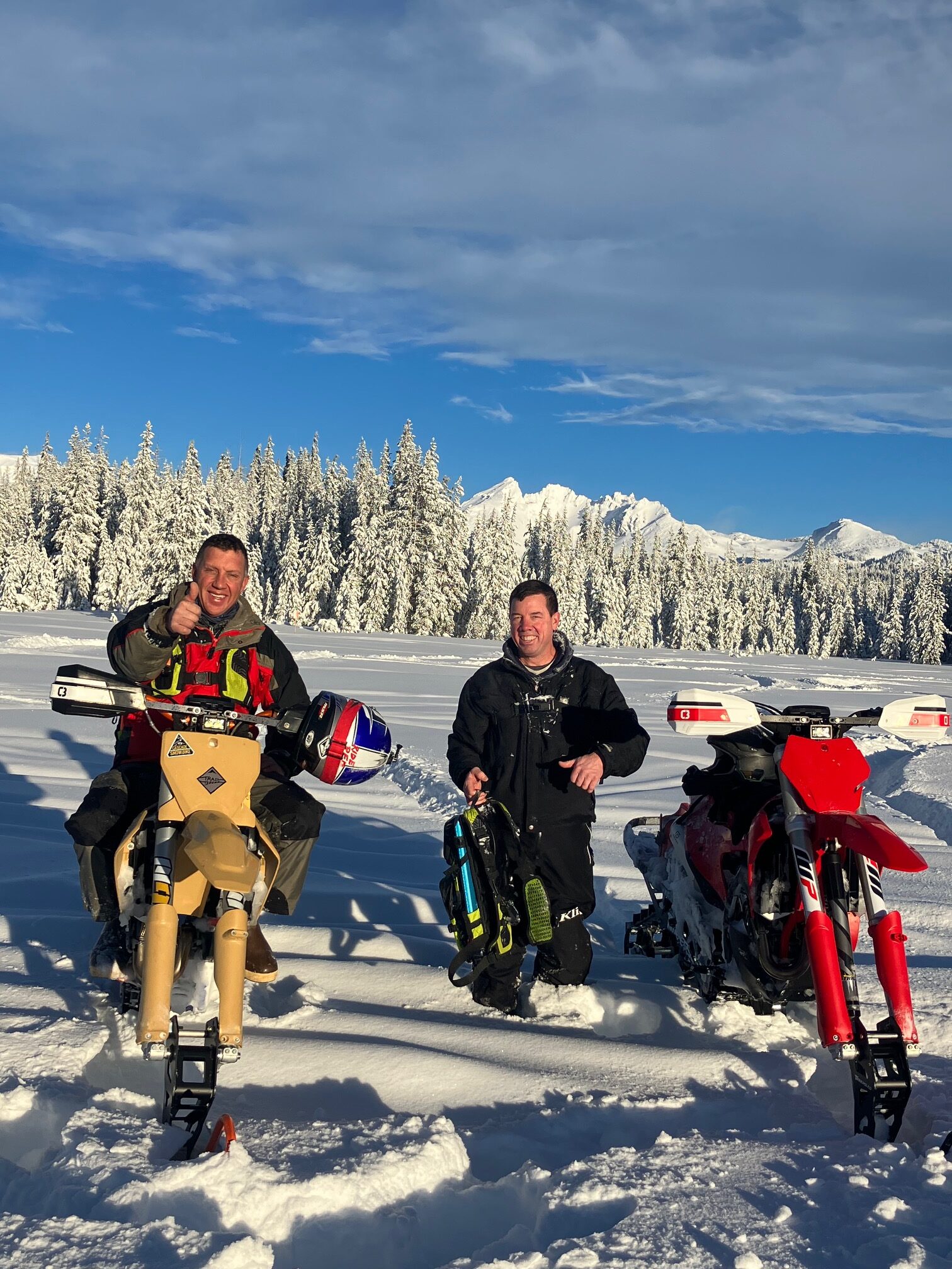 Vacation to snow bike