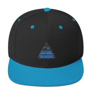 Cascade Snow Bike Snapback Hat - Blue/Blk