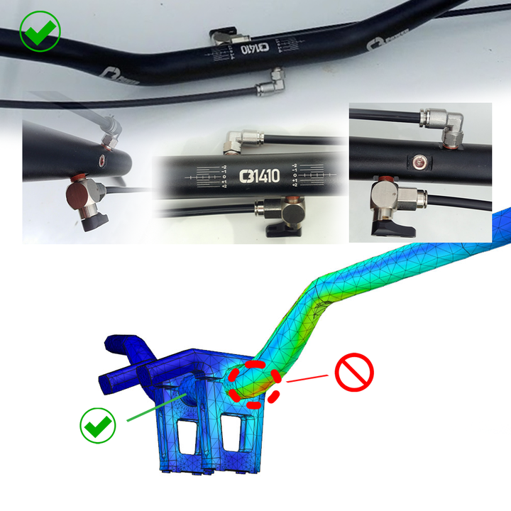 C3 coolant bars fittings