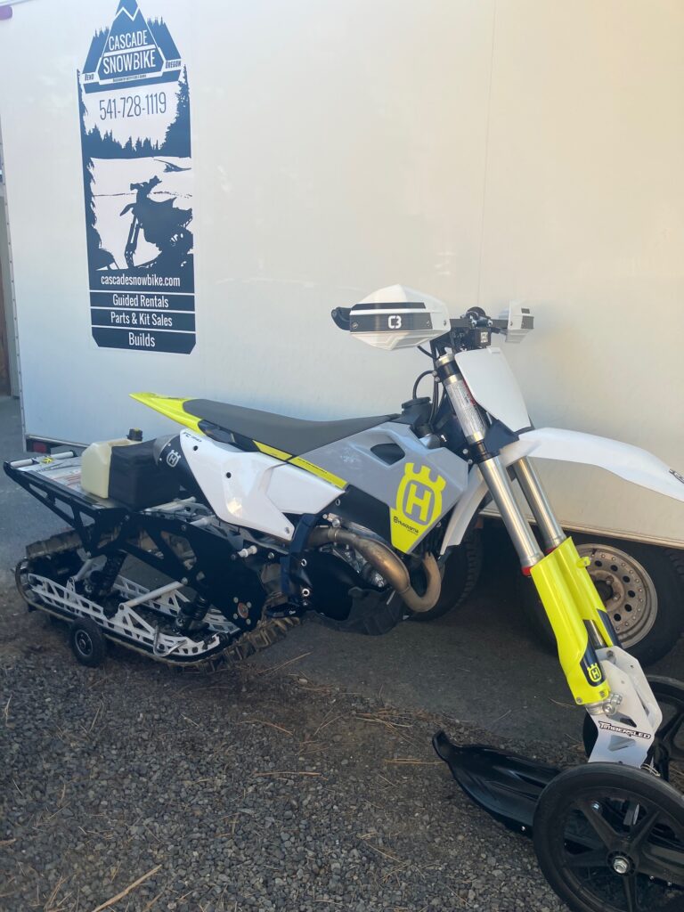 Husqvarna 350 Timbersled Snow Bike